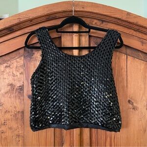 Bernie Blue  sequin top.                     Size M